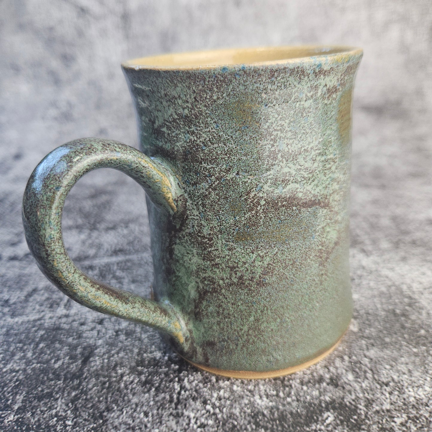 Satin Blue Mushroom Mug