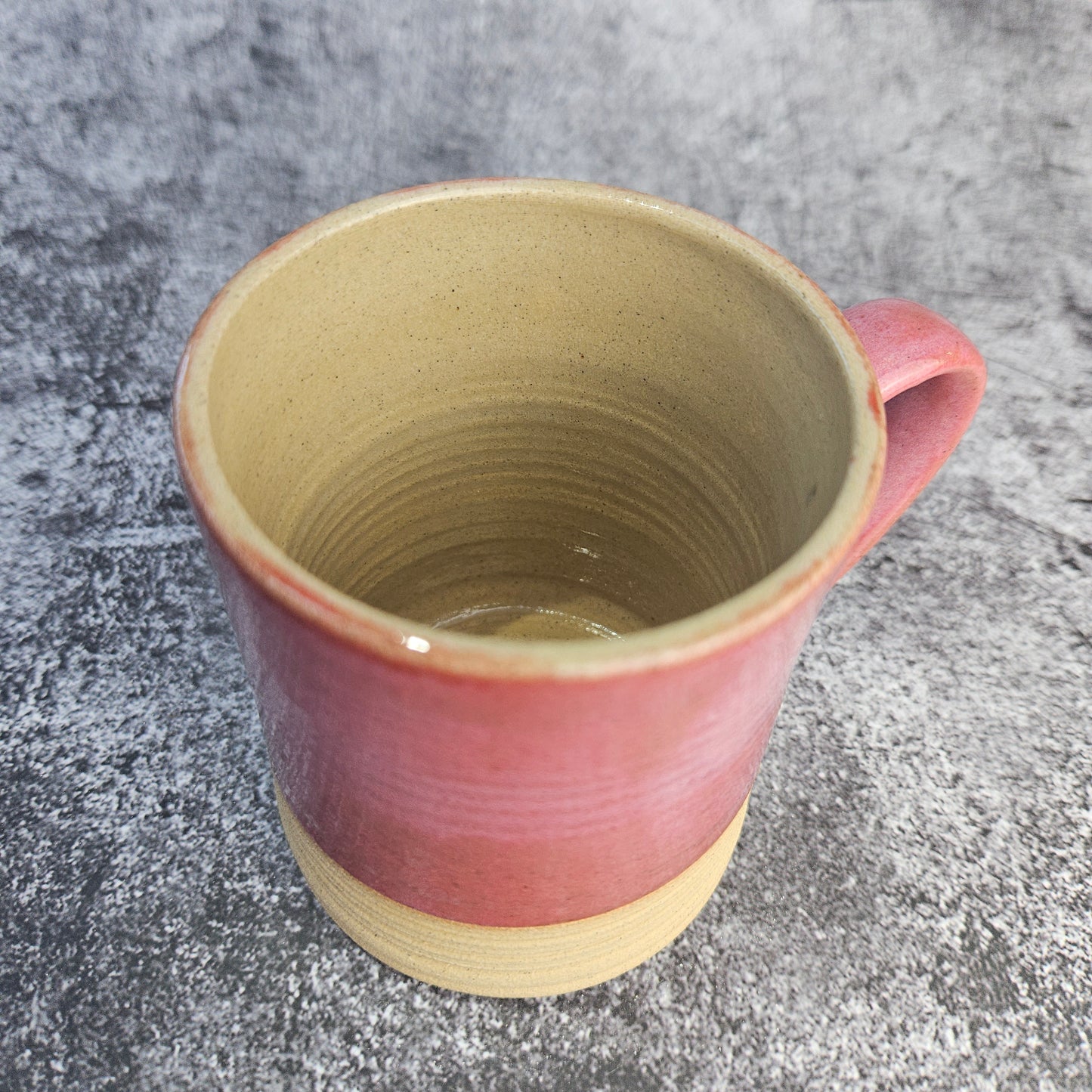 Raspberry Ripple Ribbed Mug