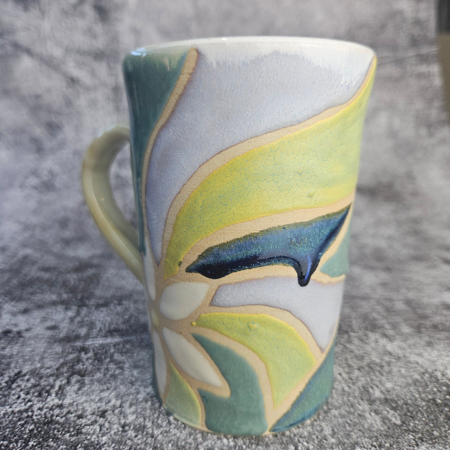 Daisy design Latte Mug
