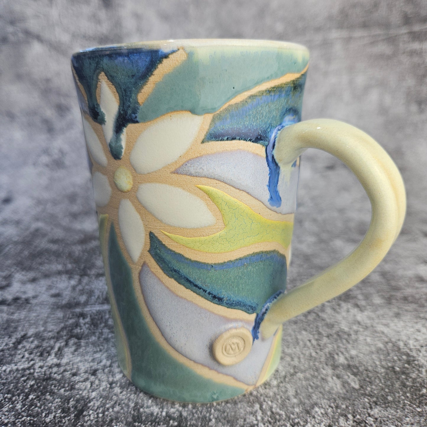 Daisy design Latte Mug