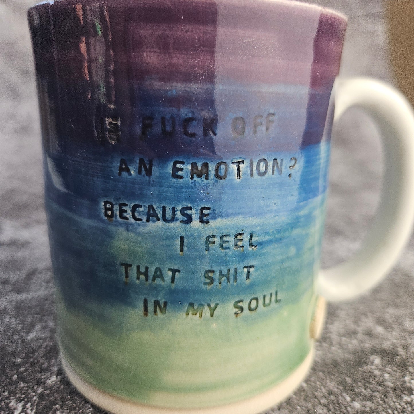 Is F**k off an emotion? Mug