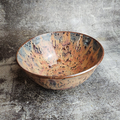 Plum custard medium serving bowl