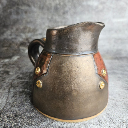 Steampunk inspired jug vase
