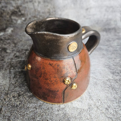 Steampunk inspired jug vase