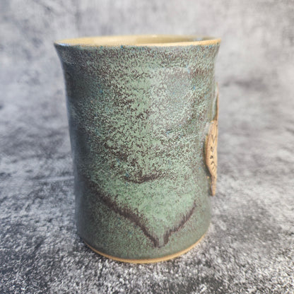 Satin Blue Mushroom Mug