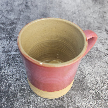 Raspberry Ripple Ribbed Mug