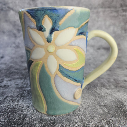 Daisy design Latte Mug
