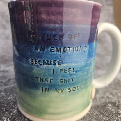 Is F**k off an emotion? Mug