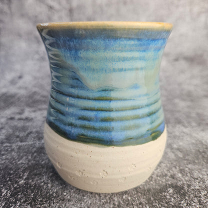 Paw prints in the sand mug
