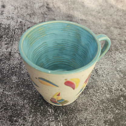 Rainbow leaves mug