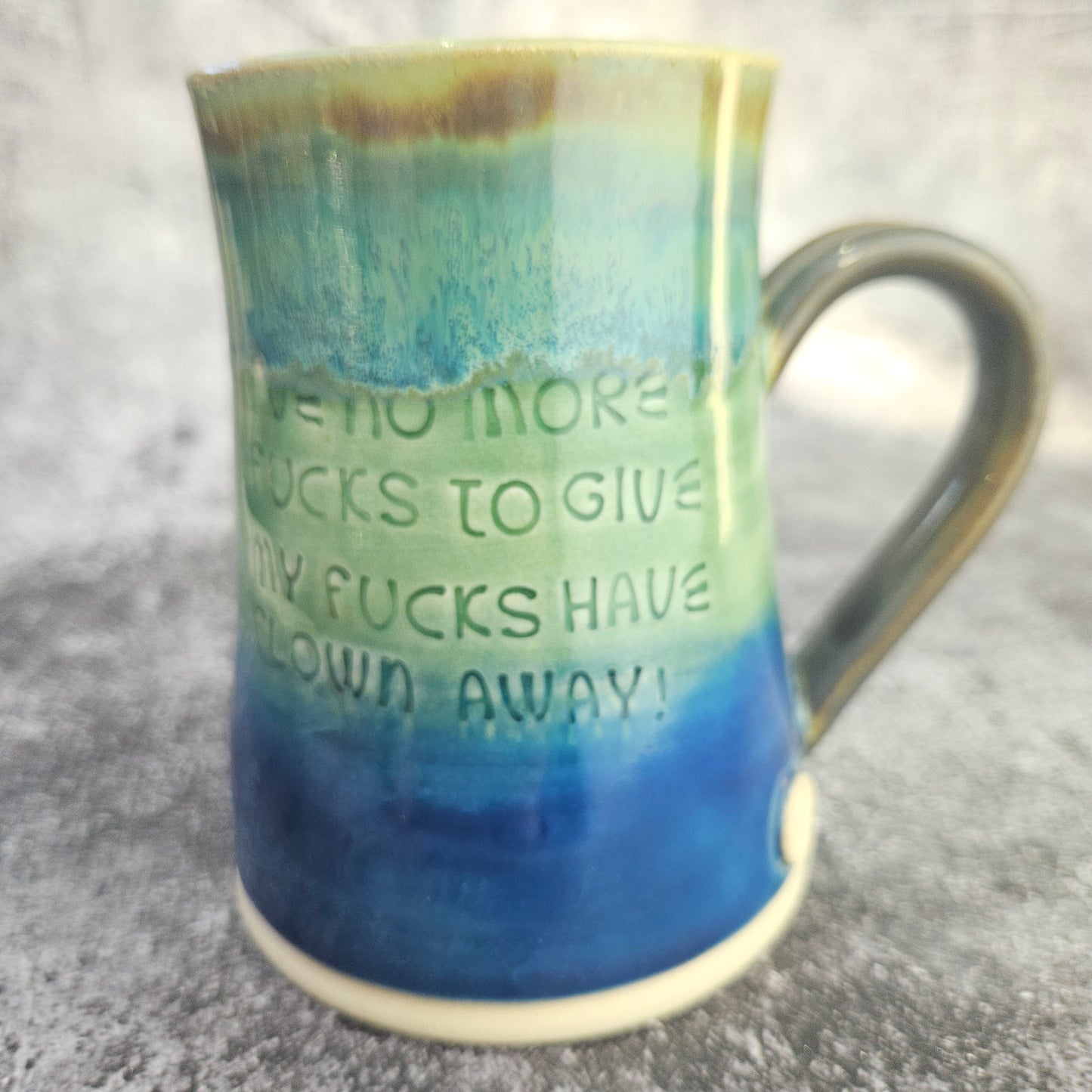My F**ks Have Flown Away tall tankard mug