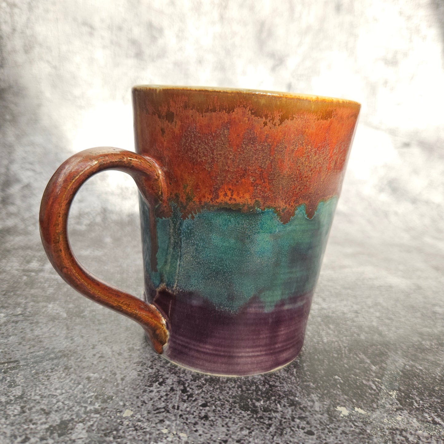 D20 Mug copper & green
