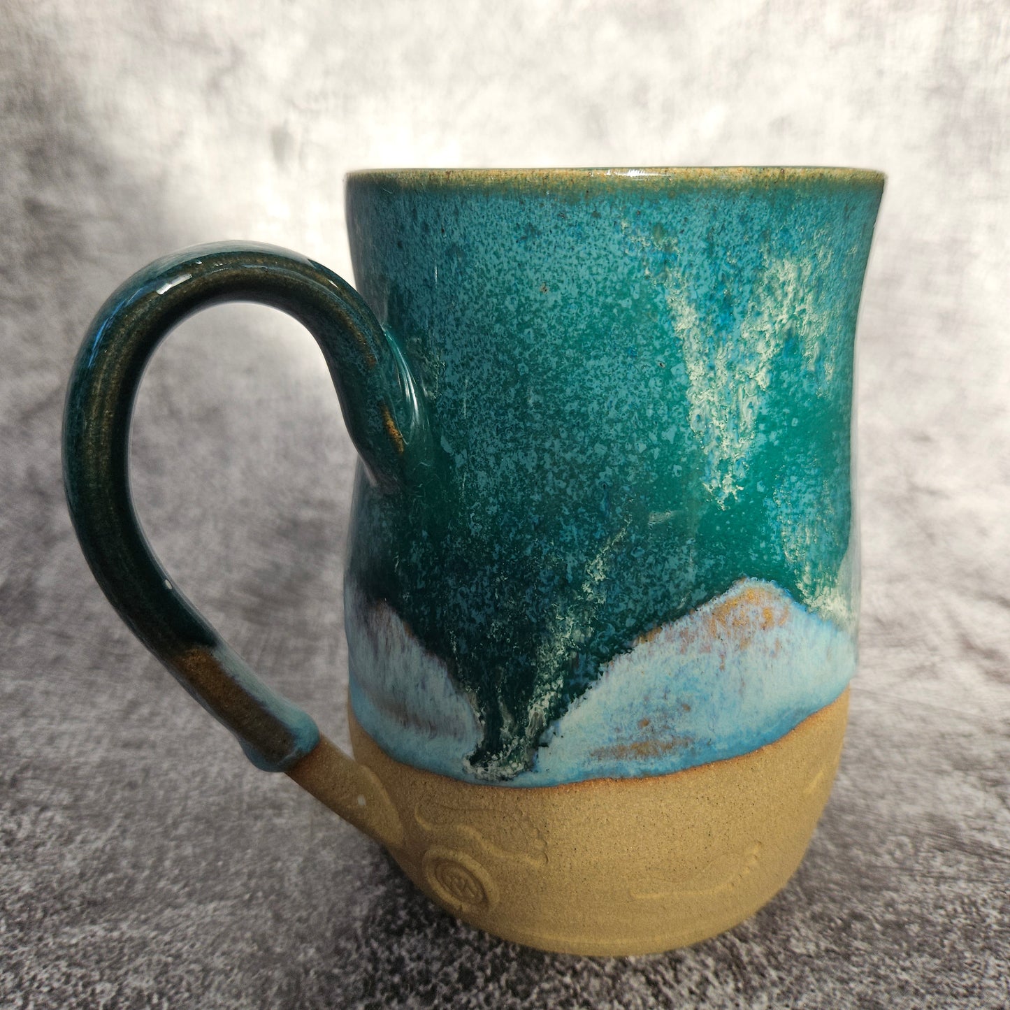Footprints in the sand mug, B