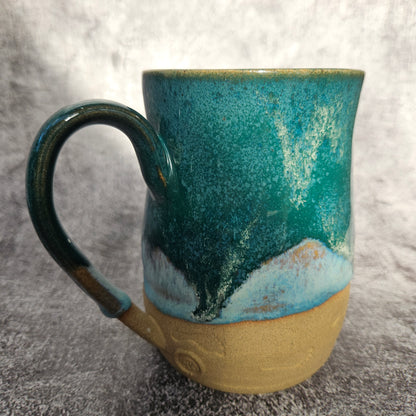 Footprints in the sand mug, B