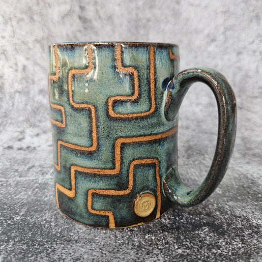 Rustic Zig Zag Mug