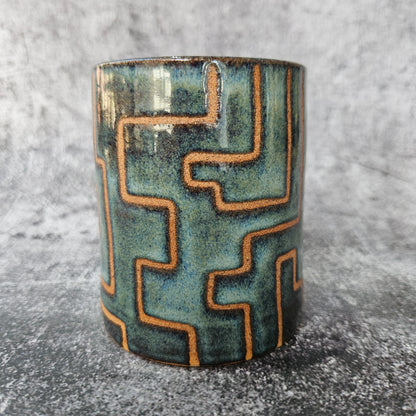 Rustic Zig Zag Mug