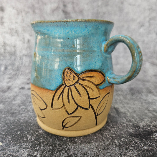 Daisy Mug Blue