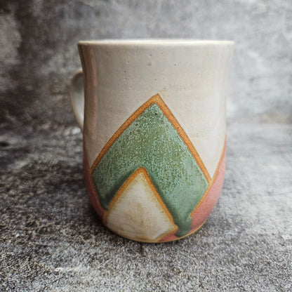 Mountain peaks mug