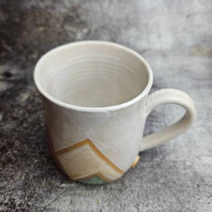 Mountain peaks mug